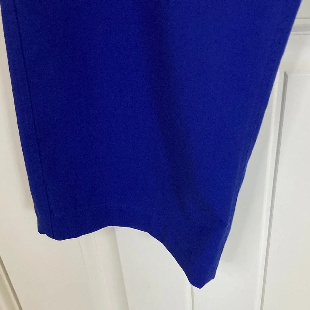 Figs Men's Blue Basic Scrub Pants Size Medium Tie Waist Straight Leg 4‎ Pocket